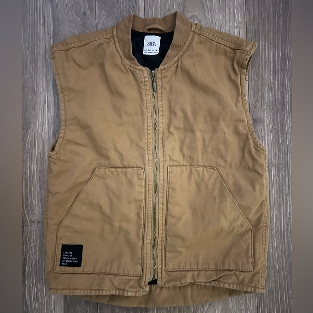 Zara boys Camel Vest